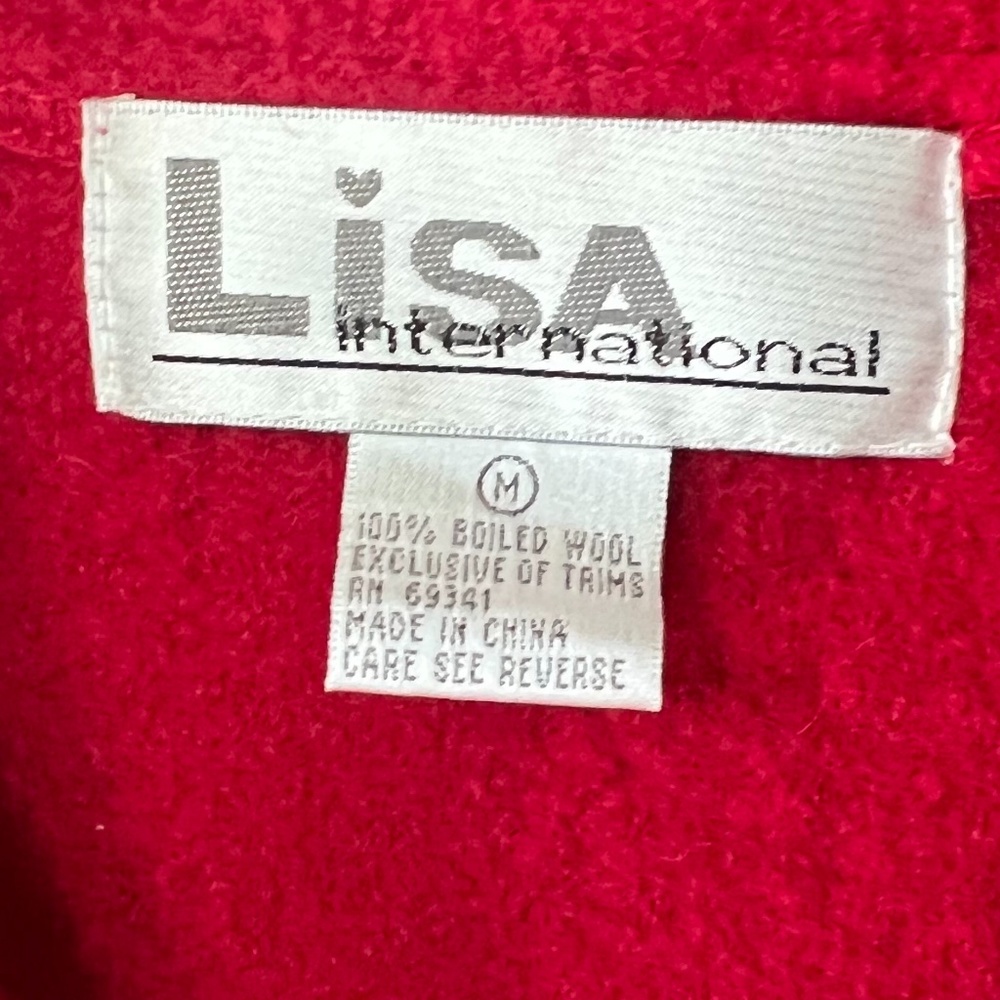 ❤️LIS INTERNATIONAL BOILED WOOL CAT VEST❤️ - Picture 10 of 15